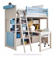 Ma Chambramoi : un astucieux combiné lit, bureau, rangements